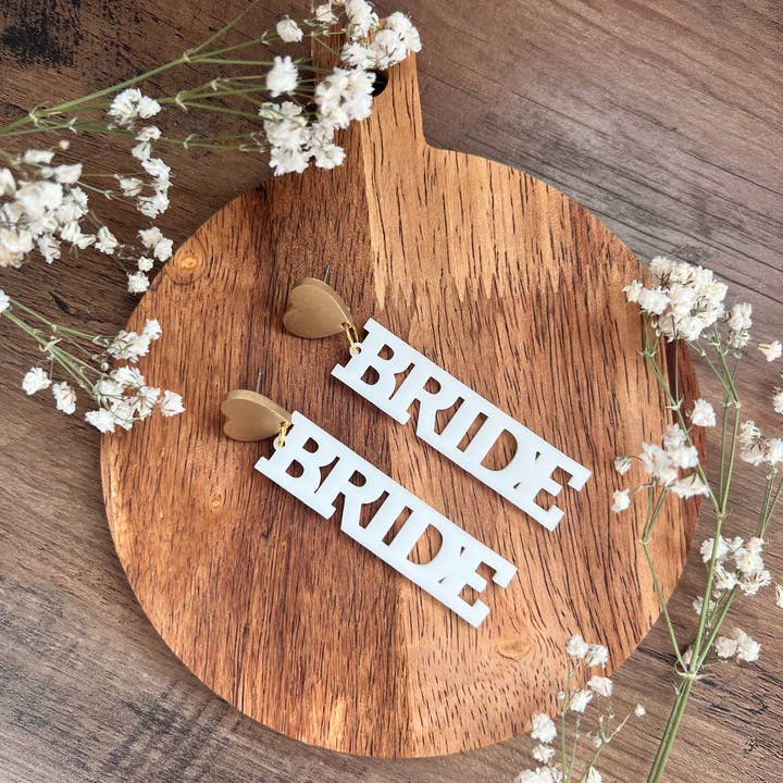 Elby Designs - Vente Boucles d'oreilles pendantes - Boucles d'oreilles de mariée, boucles d'oreilles de bachelorette, boucles d'oreilles de mariée1