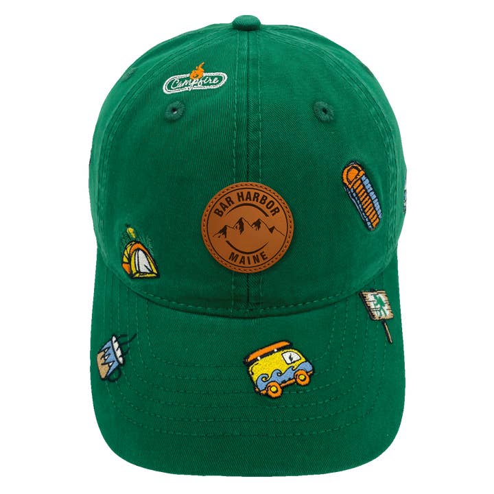Bar Harbor Maine Embroidered Baseball Cap – Adventure Camping Road Trip Outdoor Patch Hat for wholesale by Northern Icons Creations INC