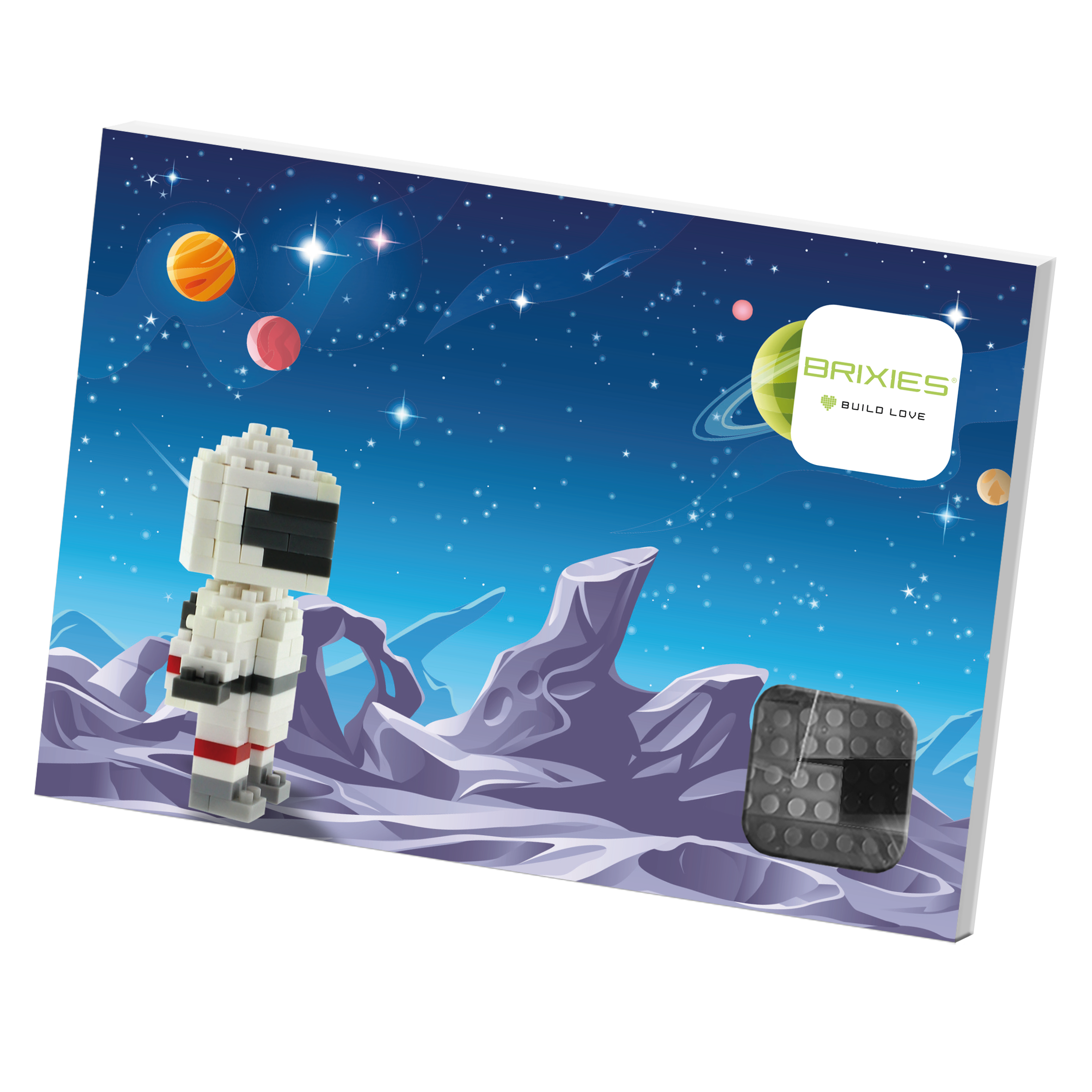 Toysmith - Wholesale Building Set - Kids - Brixies Postcard Astronaut2