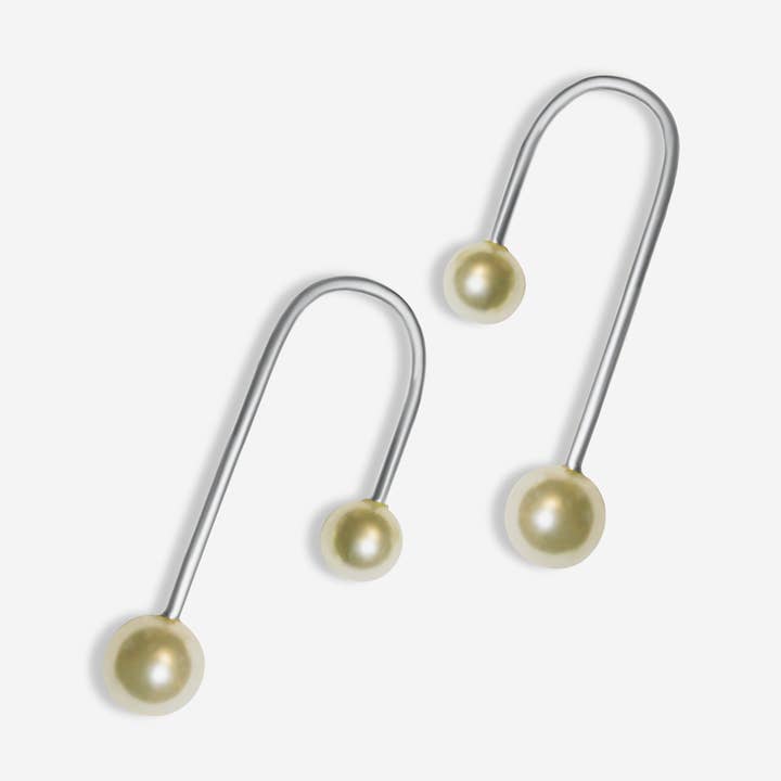 Orecchini con Perle d'Acqua Dolce in Tubo per la vendita all'ingrosso da parte di Made by Petit Jewelry