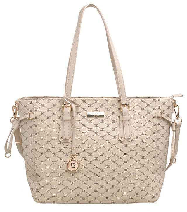 Bessie London - Wholesale Shoulder Bag - Women's - MONOGRAM 2 IN 1 SHOULDER BAG20