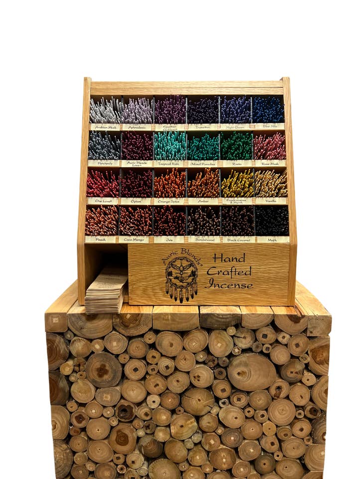 Wooden Incense Display - 24 fragrance - Main Unit (Lower) for wholesale by Auric Blends