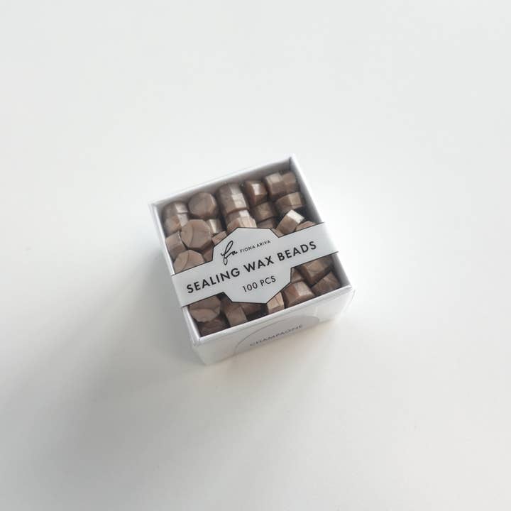 Fiona Ariva - Wholesale Sealing wax - Champagne 100pcs sealing wax beads granules pellets3