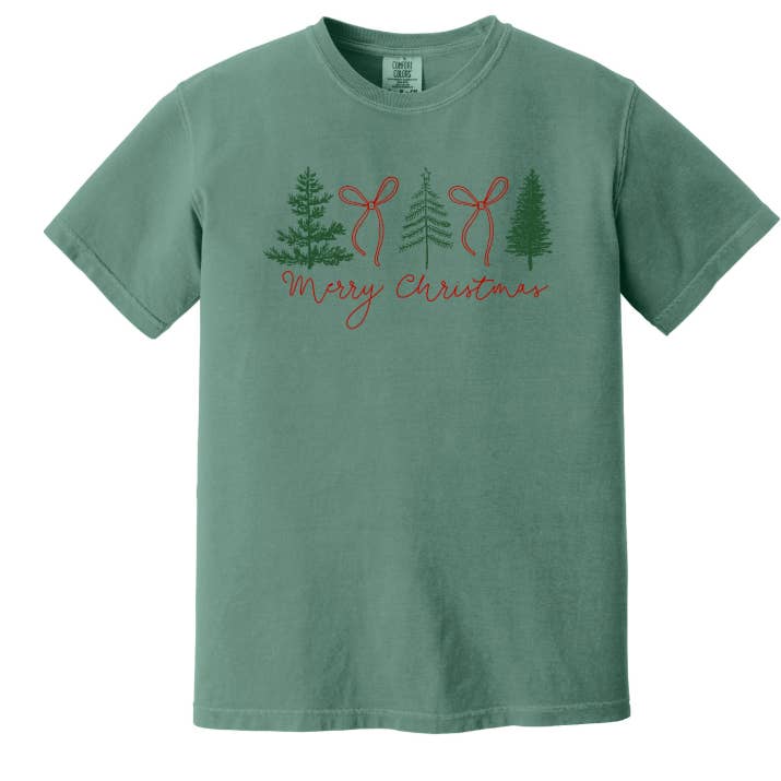 T-shirt Joyeux Noël | Comfort Colors 1717 pour la vente par Ace Graphics & Printing Co.