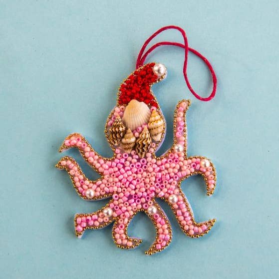 Perlepynt - Lyserød Juleblæksprutte for engroshandel hos Gypsea Beach Club