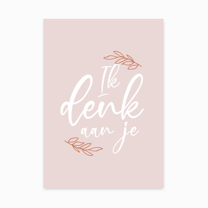 Tarjeta postal Estoy pensando en ti para venta al por mayor de Studio Hoeked