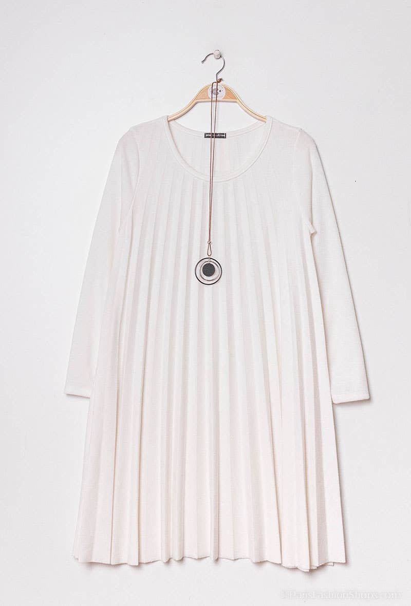 P&R STAR - Wholesale Dress - Women's - Pleated knit dress27