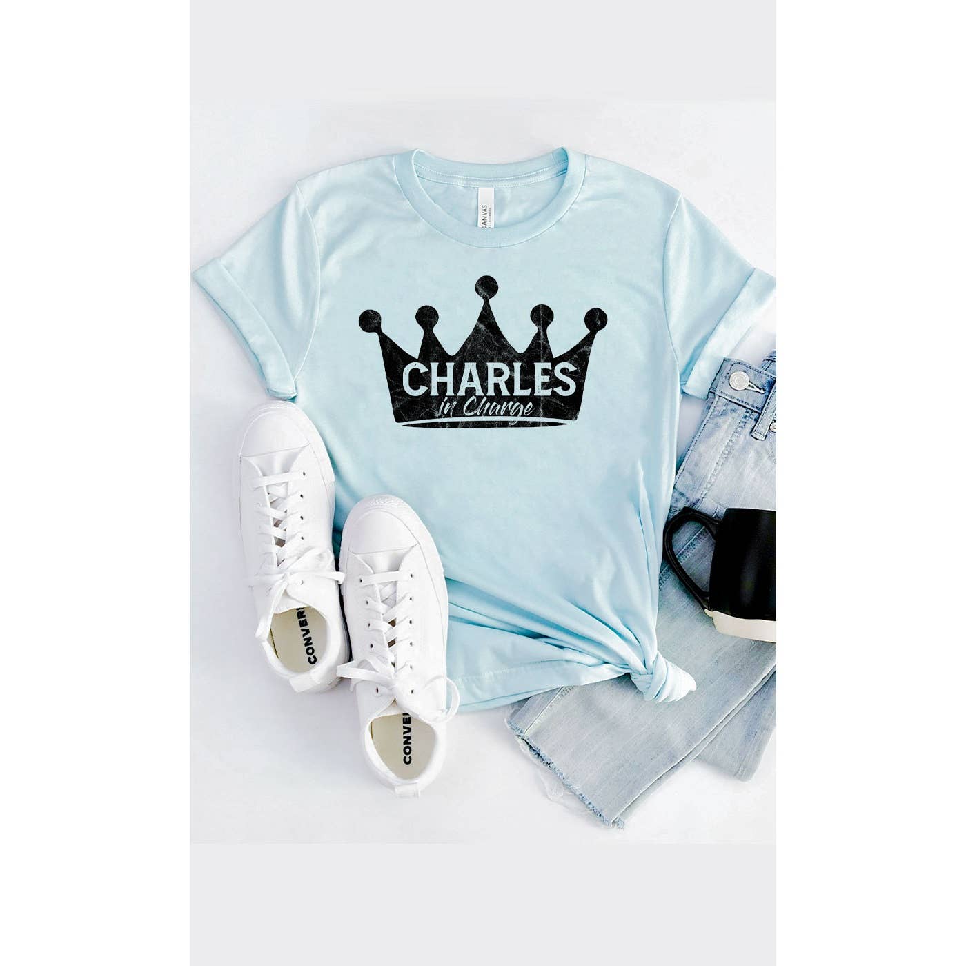 Kissed Apparel - Wholesale Screen Printed T-Shirt - Women's - Charles in Charge Crown Graphic Tee5