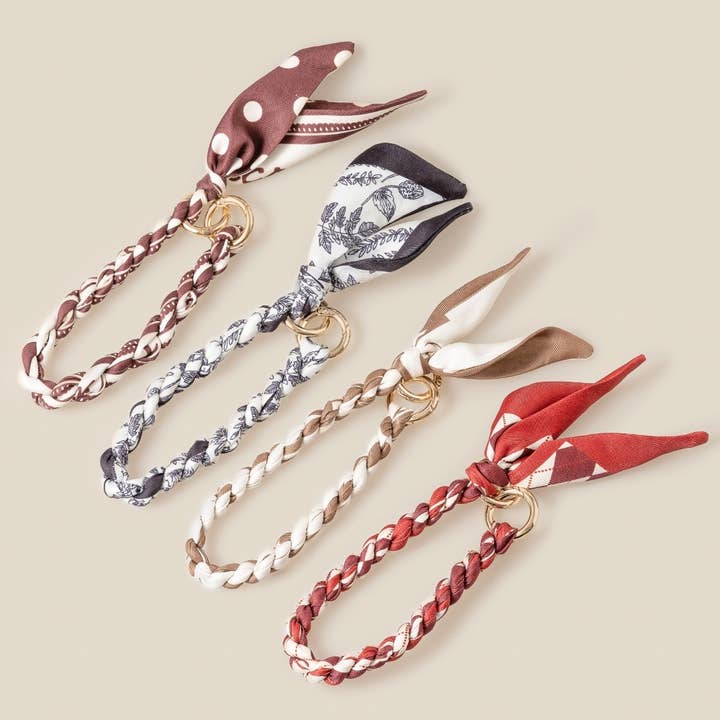 Braided Bandana Bag Charm for wholesale by Anarchy Street