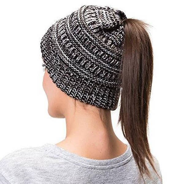 Style Rack - Venta al por mayor Gorro de lana - Mujer - Gorro de lana para tejer con forma de cola de caballo8