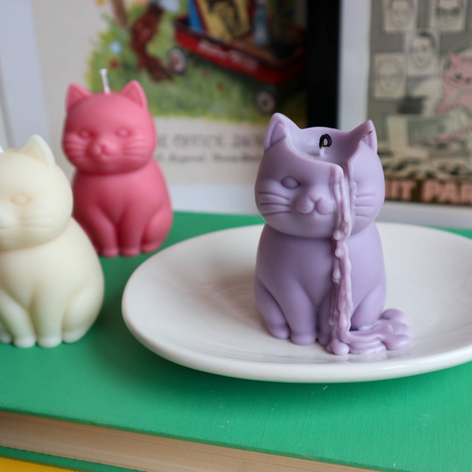 Drop Dead Candles - Wholesale Novelty Candle - Cute Cat Candle2