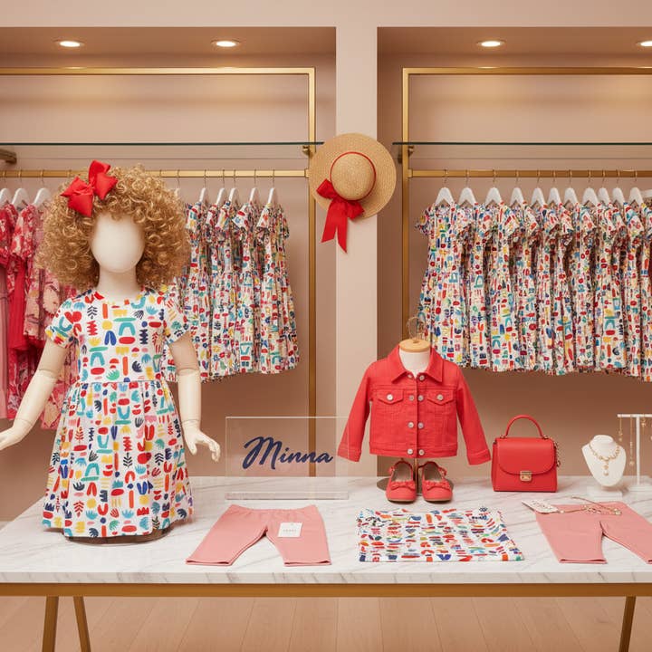 Stretch-Jersey-Leggings - Blütenrosa für den Großhandel von Minna