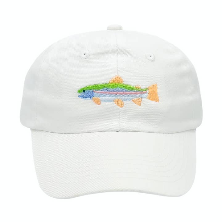 Rainbow Trout Fish Baseball Hat (Youth, Junior) for wholesale by Bits & Bows