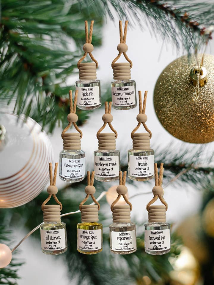 Seasonal Scented Hanging Car Freshener-Luxury Car Freshener for wholesale by Bubbly Scents