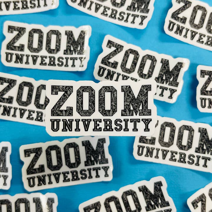 Mini ZOOM Sticker (WATERPROOF) for wholesale by Zenspire Designs