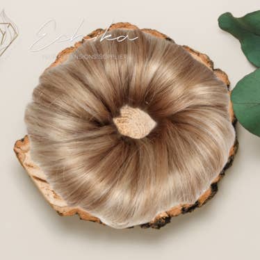 Human Hair Bun Scrunchie | Color 20/60 for wholesale by Beauty By Echika