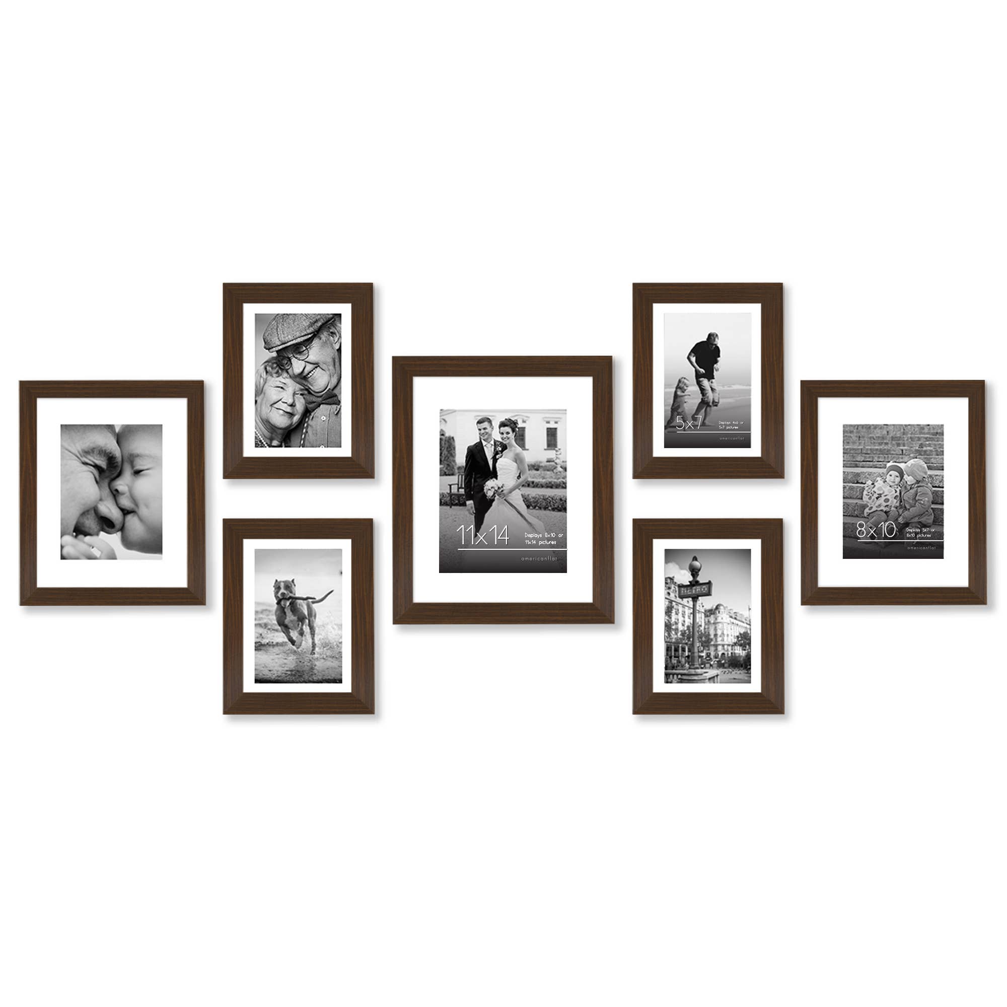 Americanflat - Wholesale Picture Frame - Americanflat Gallery Wall Frame Set (7 Pack)41