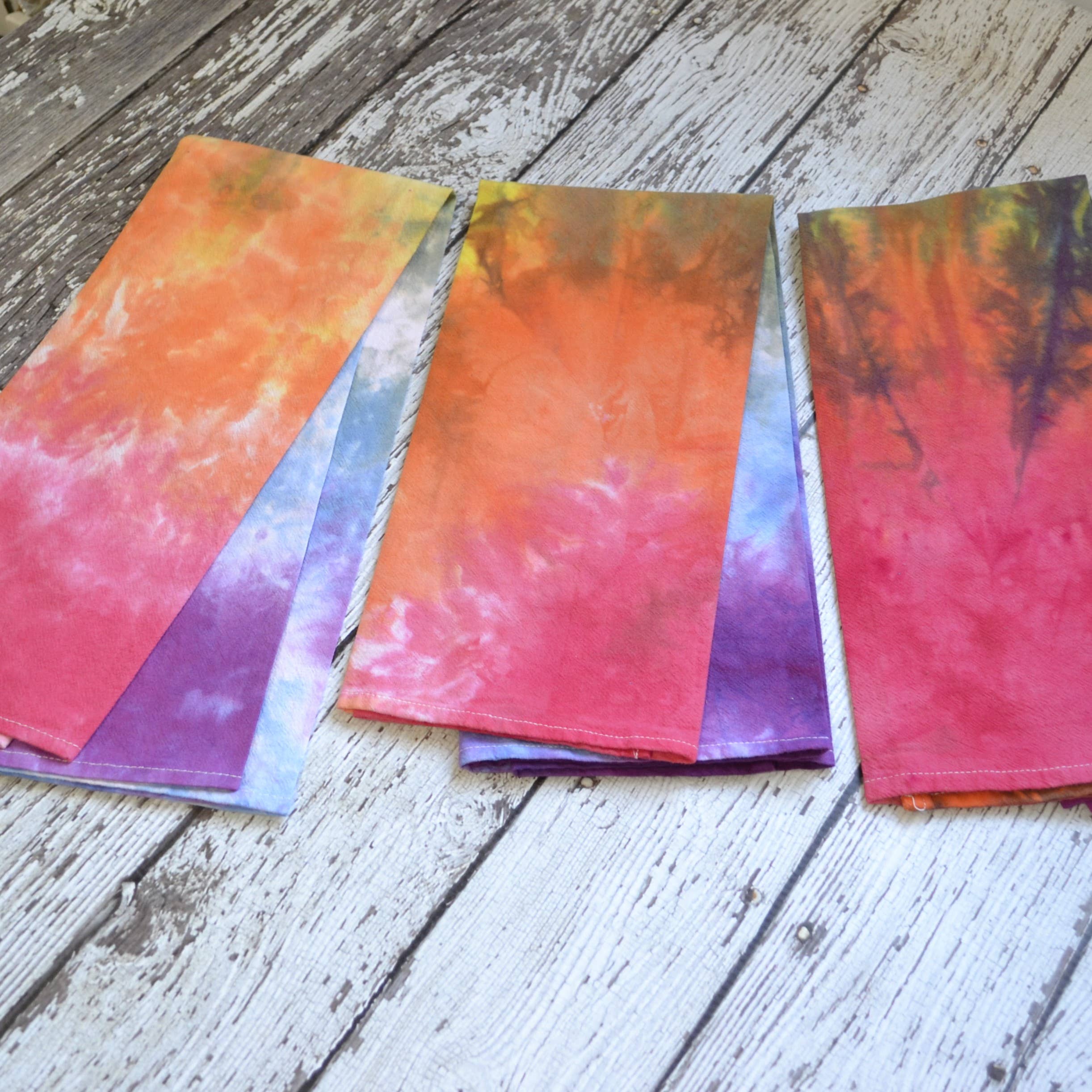 SewMuchMoreStore - Wholesale Tea Towel - LIMITED QTY Hand-Dyed Floursack Towel, dish cloth12