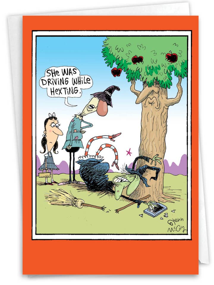 Halloween-kort - Kör medan Hexing för wholesale av NobleWorks