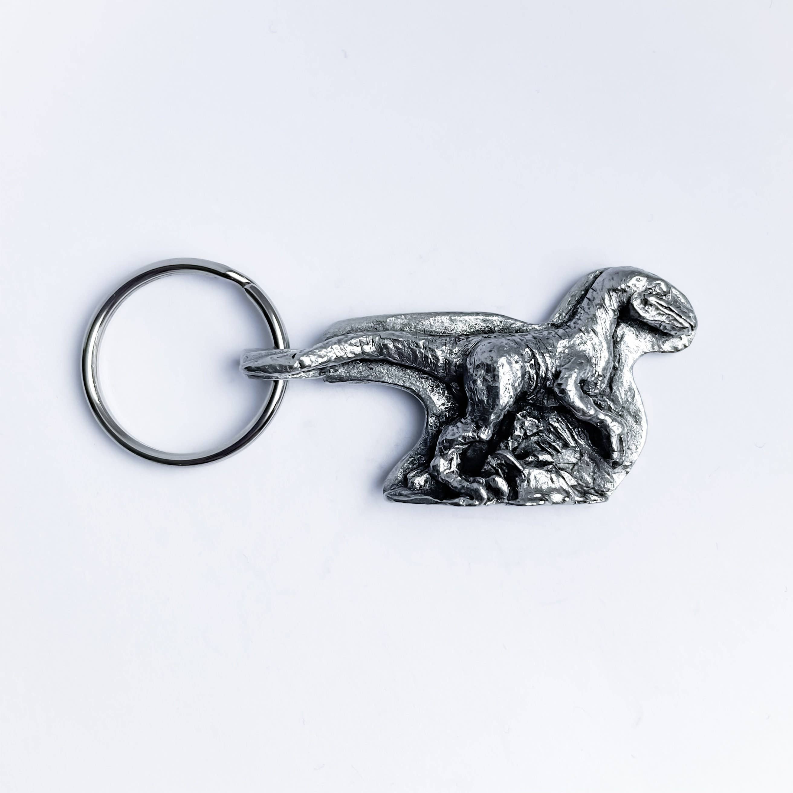 Mucky Duck Studio - Vente Porte-clés – unisexe - Porte-clés dinosaure - Vélociraptor2