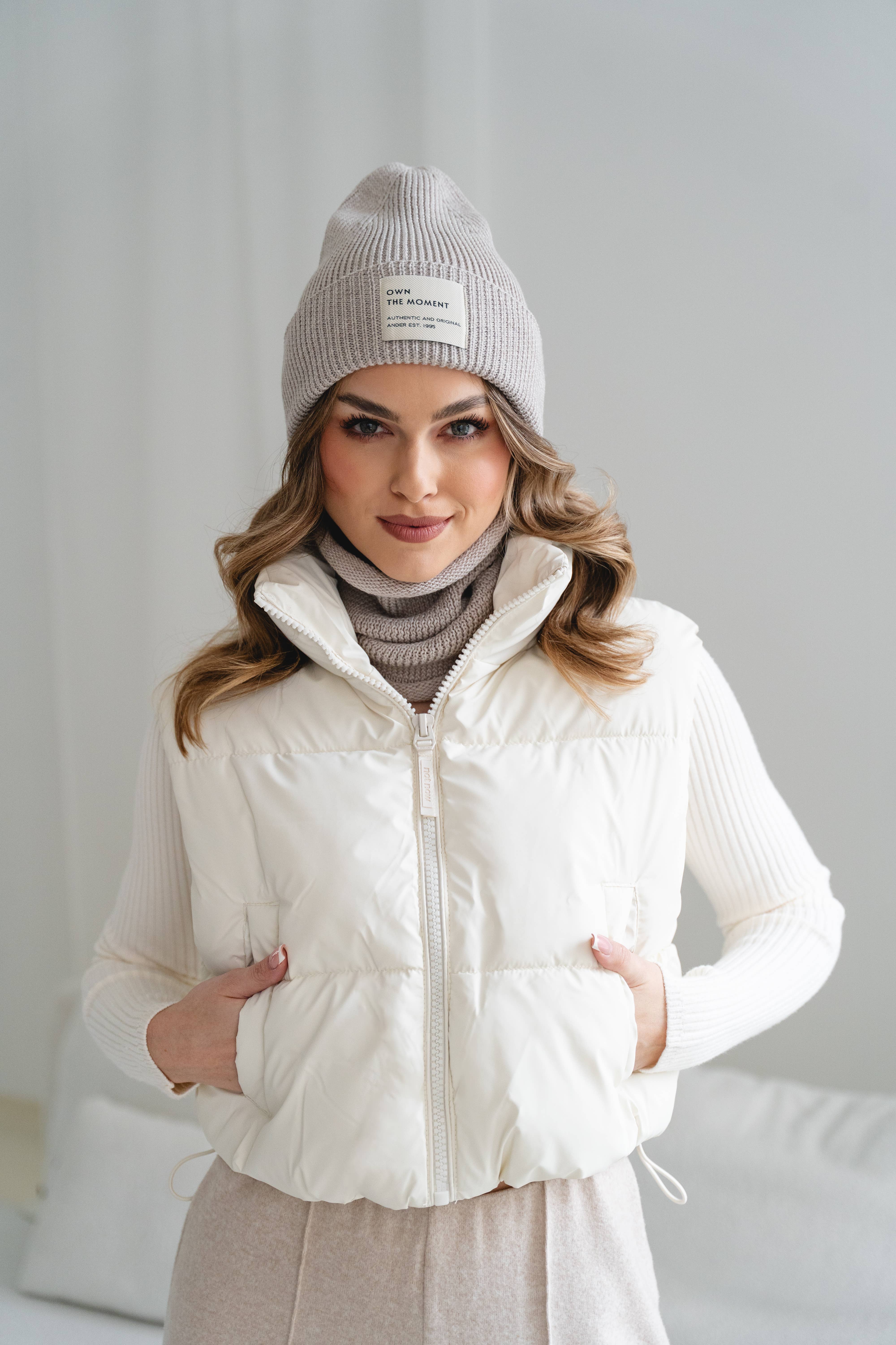 Ander - Wholesale Beanie - Women's - New Brigid 100%  Merino Wool set! Beanie + snood made in PL4