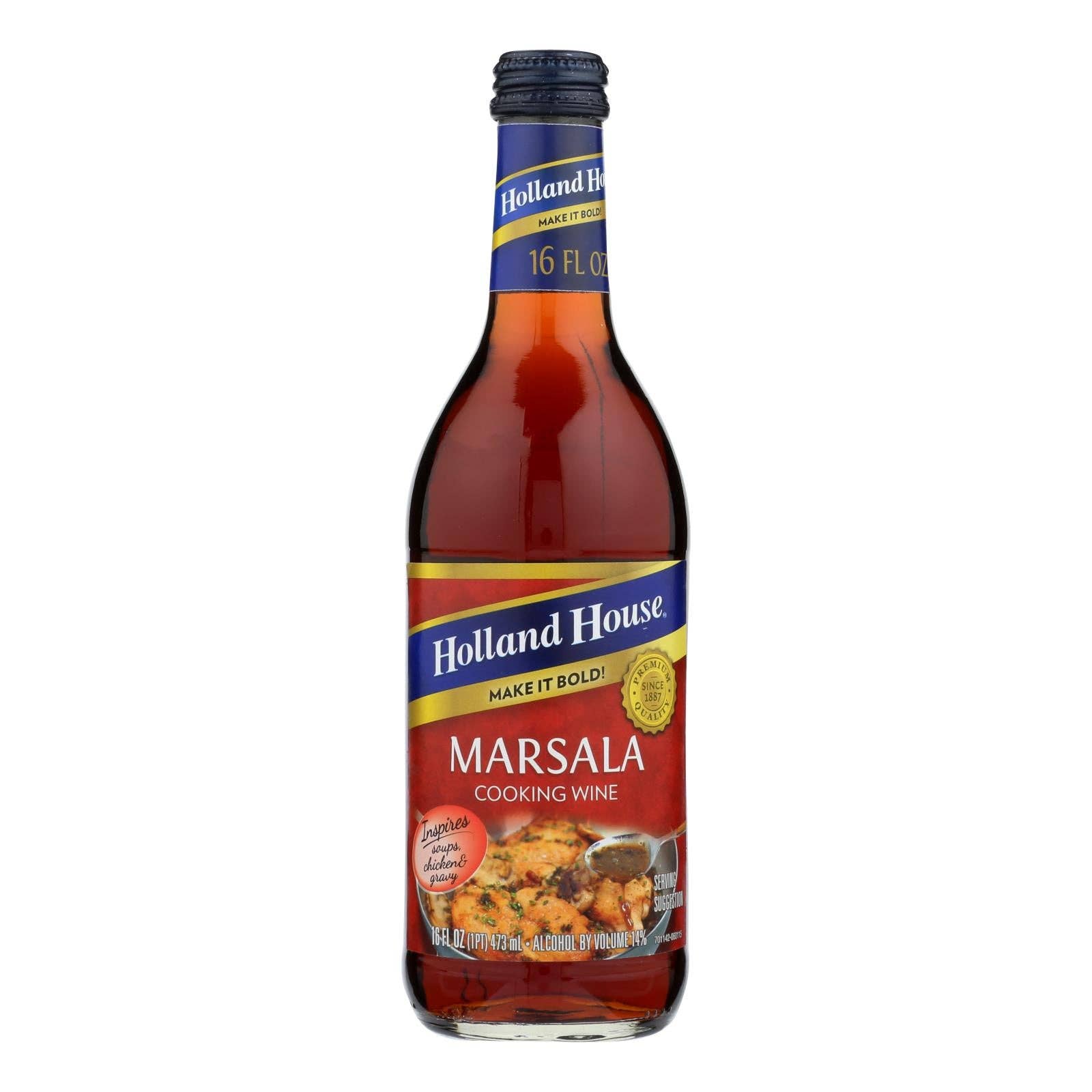 Everyday Supply Co - Wholesale Cooking Oil - Holland House Marsala Cooking Wine, Case of 12, 16 Fl oz0