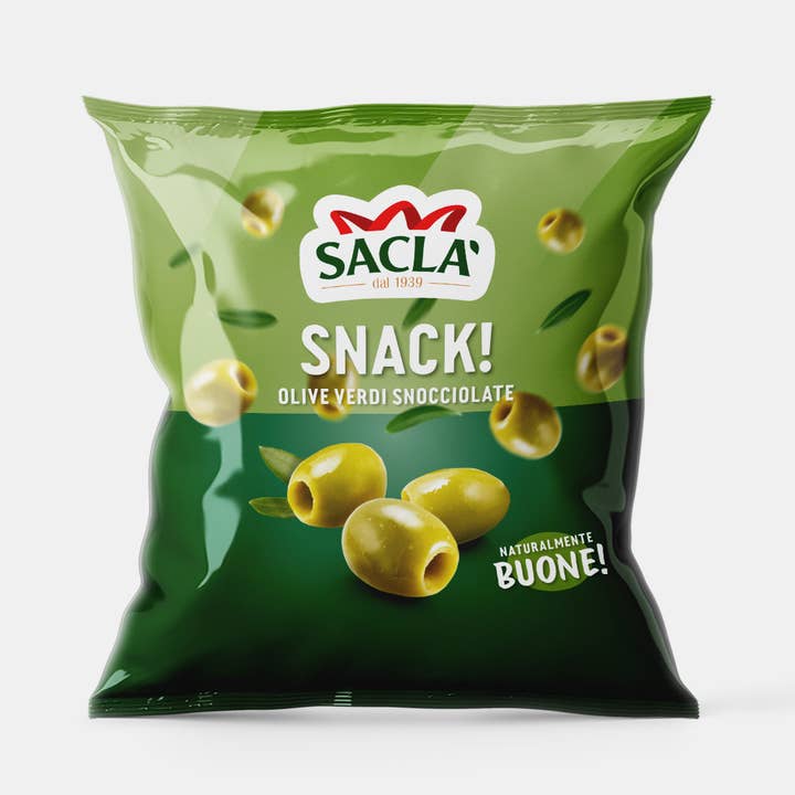 Olive verdi snocciolate 30gr pour la vente par Sacla