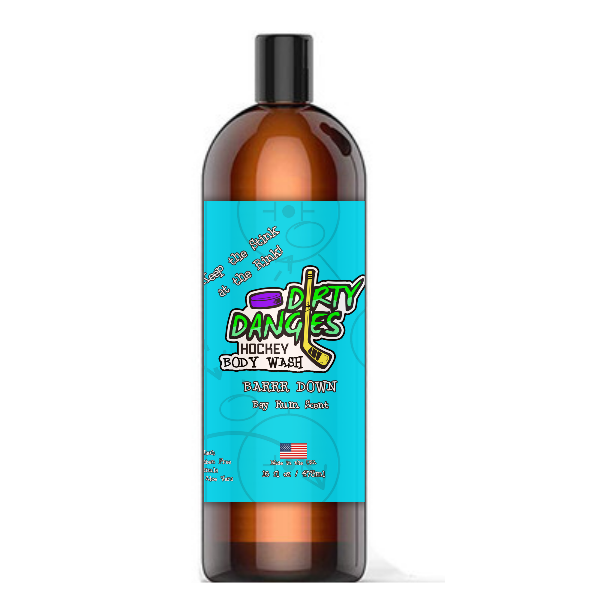 Dirty Dangles Hockey - Wholesale Body Wash/Shower Gel - Dirty Dangles Body Wash2