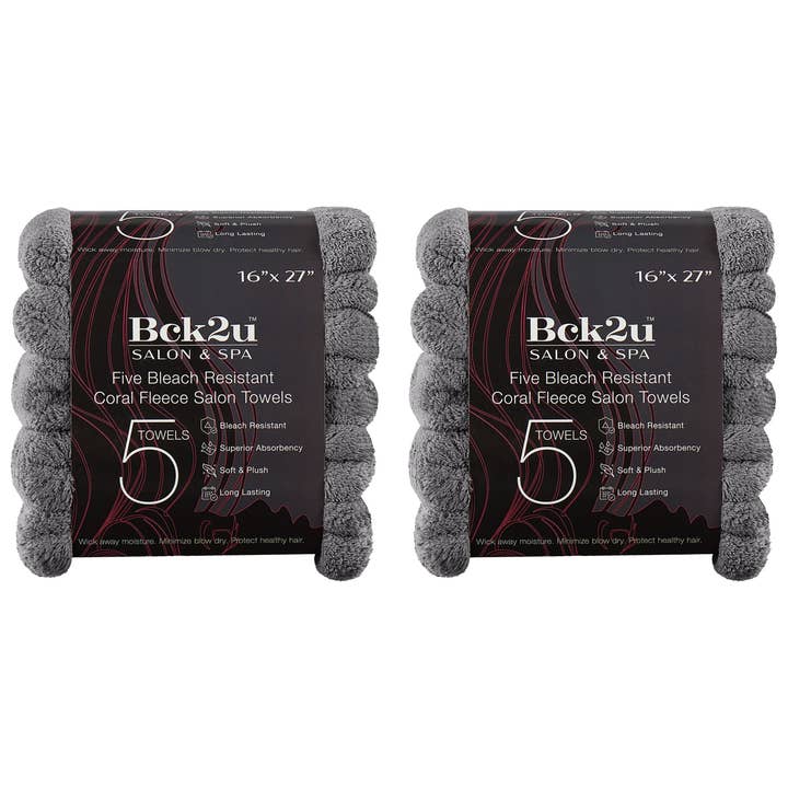 Arkwright Home - Wholesale Towel Set - Coral Fleece Microfiber Bleach-Safe Salon Towels-Pack of 1012