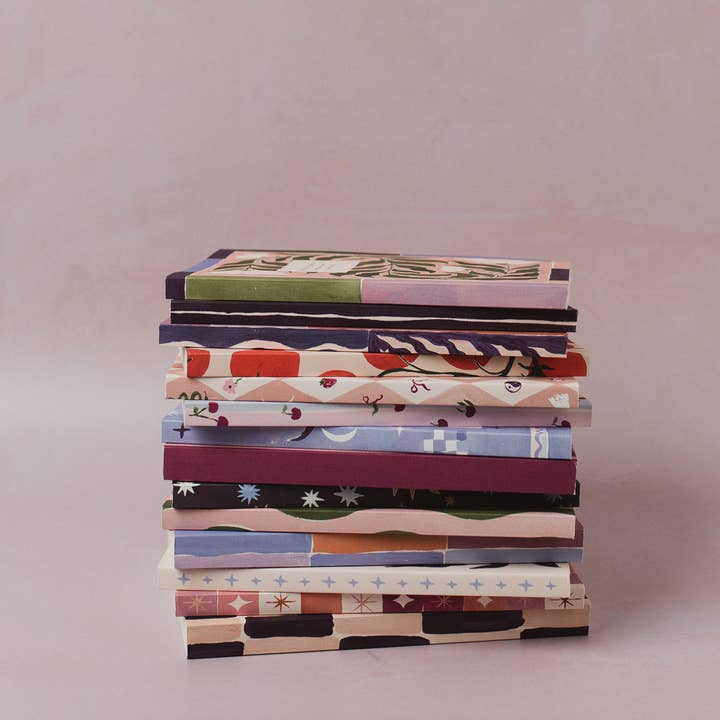 Sister Paper Co. - Wholesale Notebook - Cherries Notebook | Plain Page Journal | Blank Notebooks2