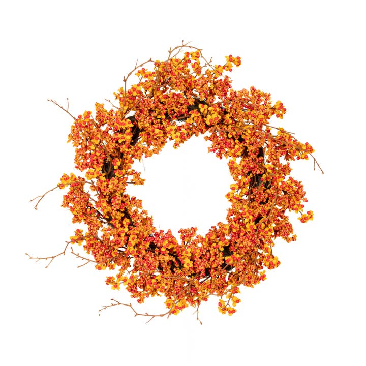 Bittersweet Vine Wreath - 24 Inch for wholesale by Mills Floral Company
