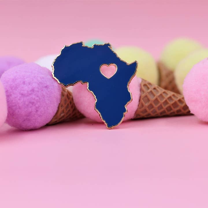 Real Sic - Wholesale Lapel Pin/Button - Africa Pin - Black Lives Matter - Gold Plating1