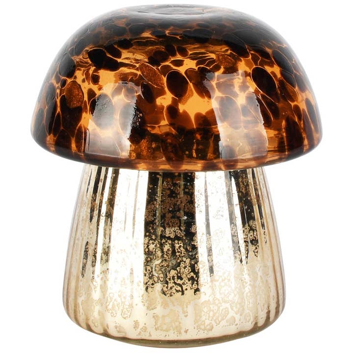 Duftkerze mit Pilzaroma 'Leo Stains', Glas/Wachs, 11x11x11cm für den Großhandel von Dekoratief