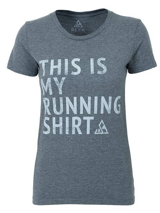 T-shirt My Running Shirt Femme pour la vente par Seek Dry Goods