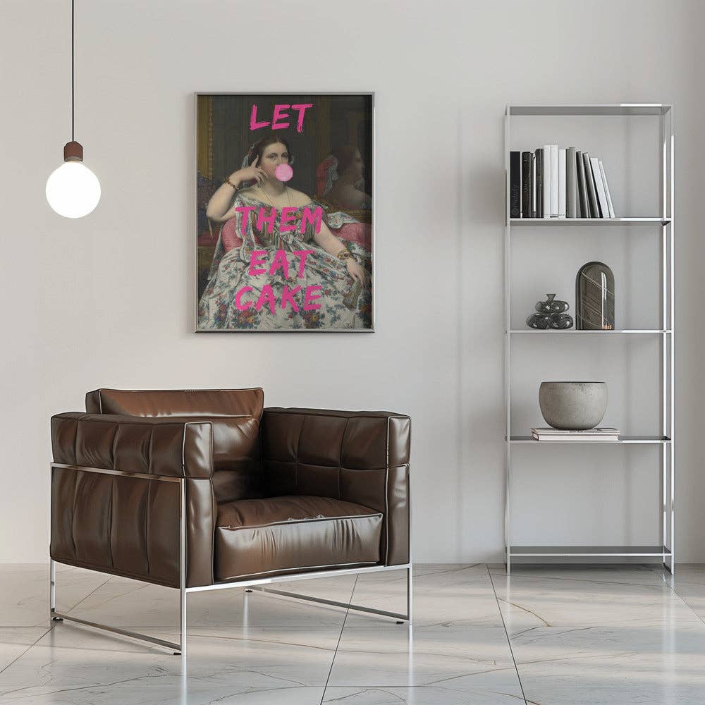 GTA ART - Wholesale Art Print - Wall art Let Them Eat Cake, Bubble Gum Vintage Portrait7