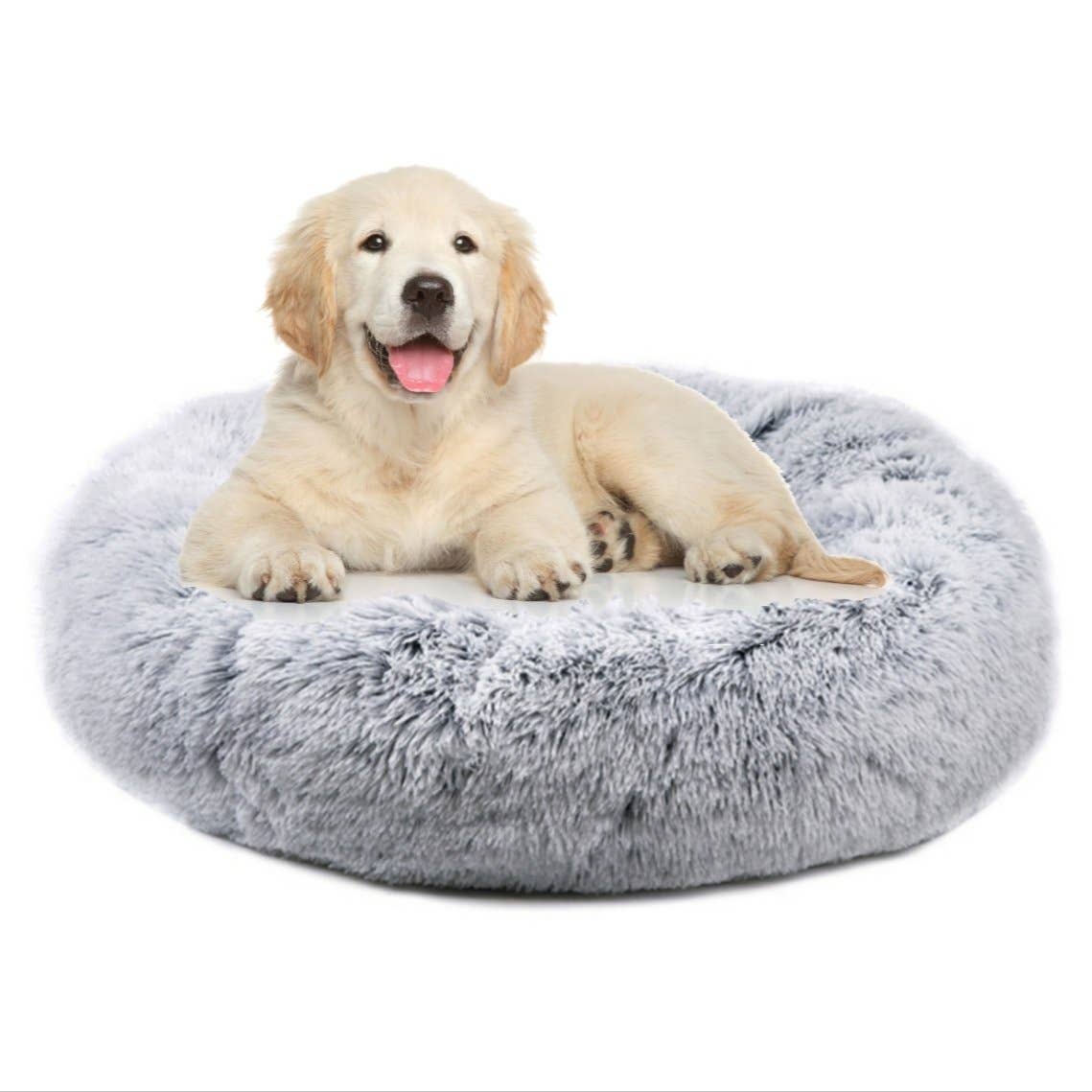 Mr. Peanut's - Wholesale Pet Bed - Dog - Mr. Peanut's 23" OrthoPlush® Pet Bed - Gray Two Tone19