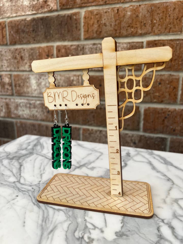 Custom School Spirit - Game Day Earrings Stack for wholesale by BMR Designs