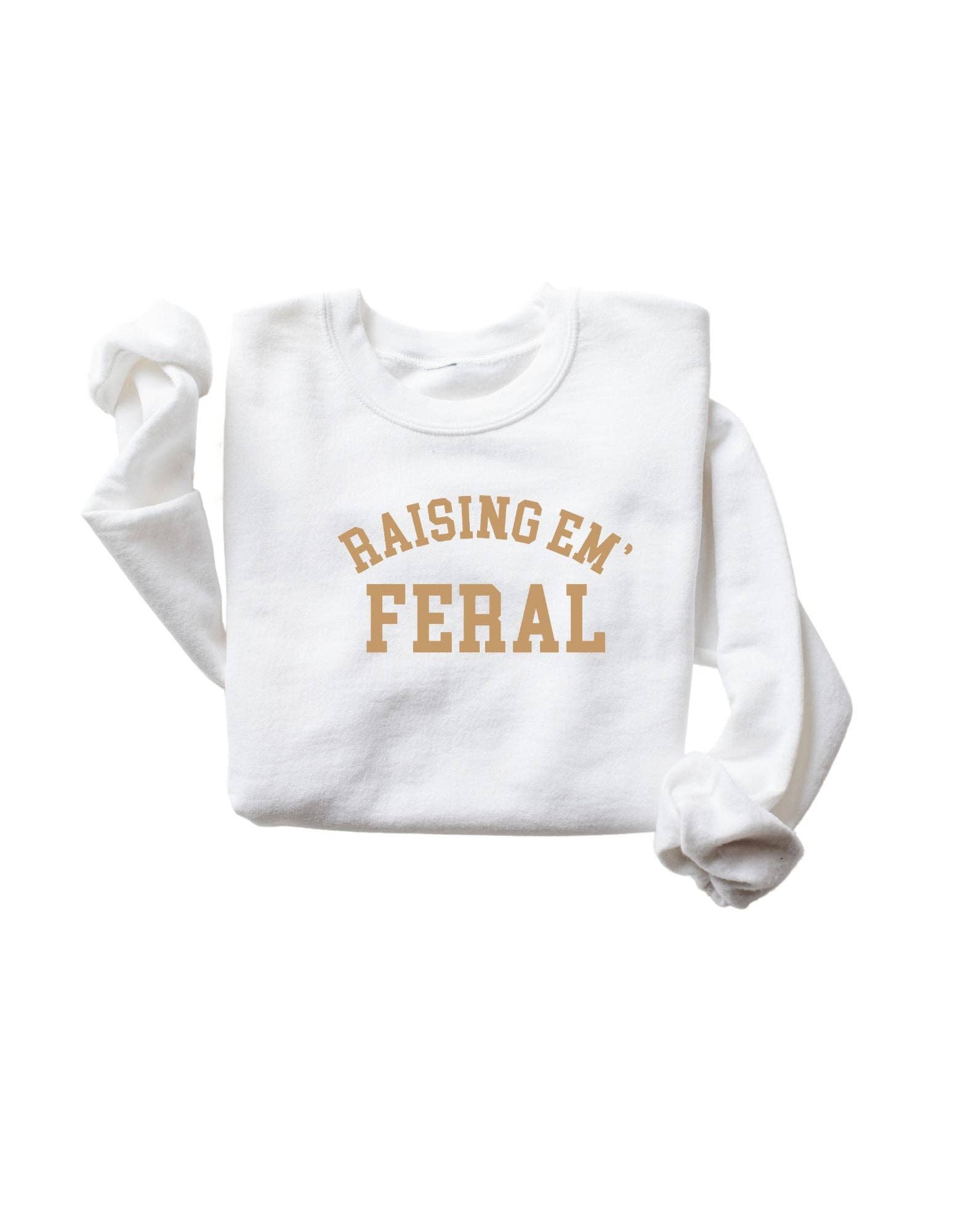 SBG Co. - Wholesale Graphic Sweatshirt - Women's - Raising Em' Feral Pullover1