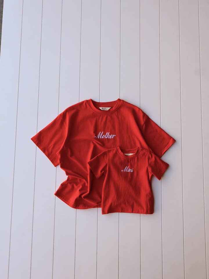 Mother Embroidered T-Shirt for wholesale by Axel & Rose