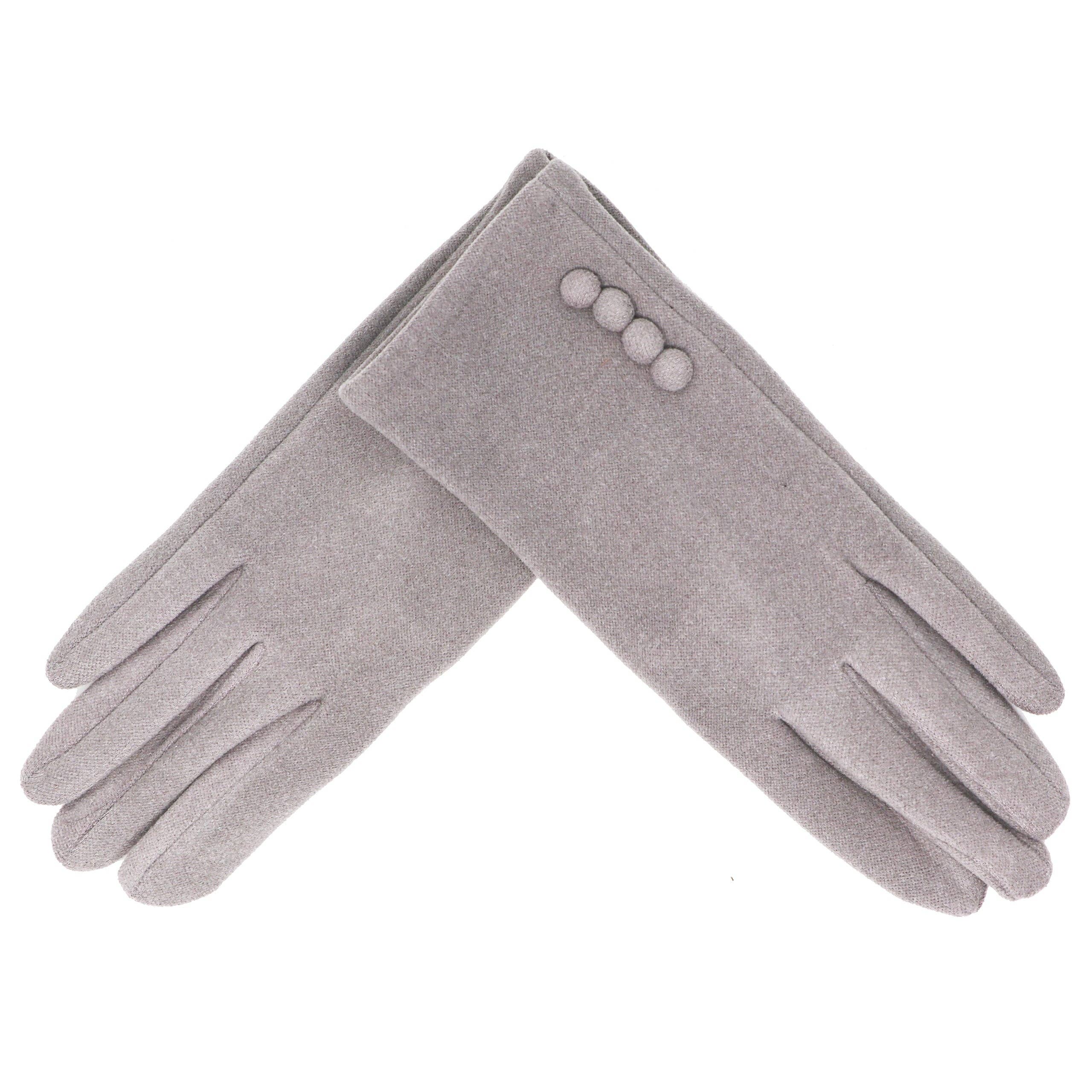 Alba Wholesale – wholesale Gloves – Women's – Four Button Touchscreen Gloves5