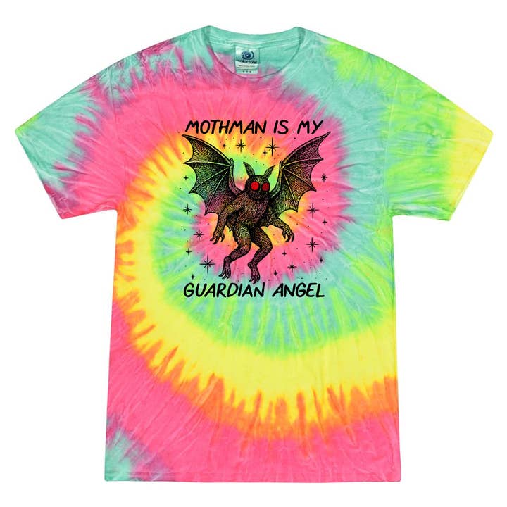 Let's Get This Thread - Wholesale Screen Printed T-Shirt - Unisex - Moth man Is My Guardian Angel3