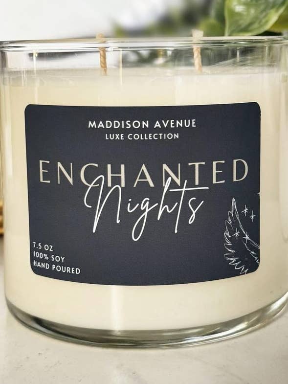 Enchanted Nights 100% Soy Candle for wholesale by Maddison Avenue Candles Company