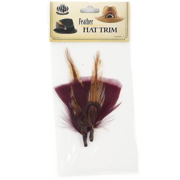Zucker Feather Products - Wholesale Hat Accessory - Women's - Pheasant-Turkey-Hackle Feather Hat Trims - Natural Hackle