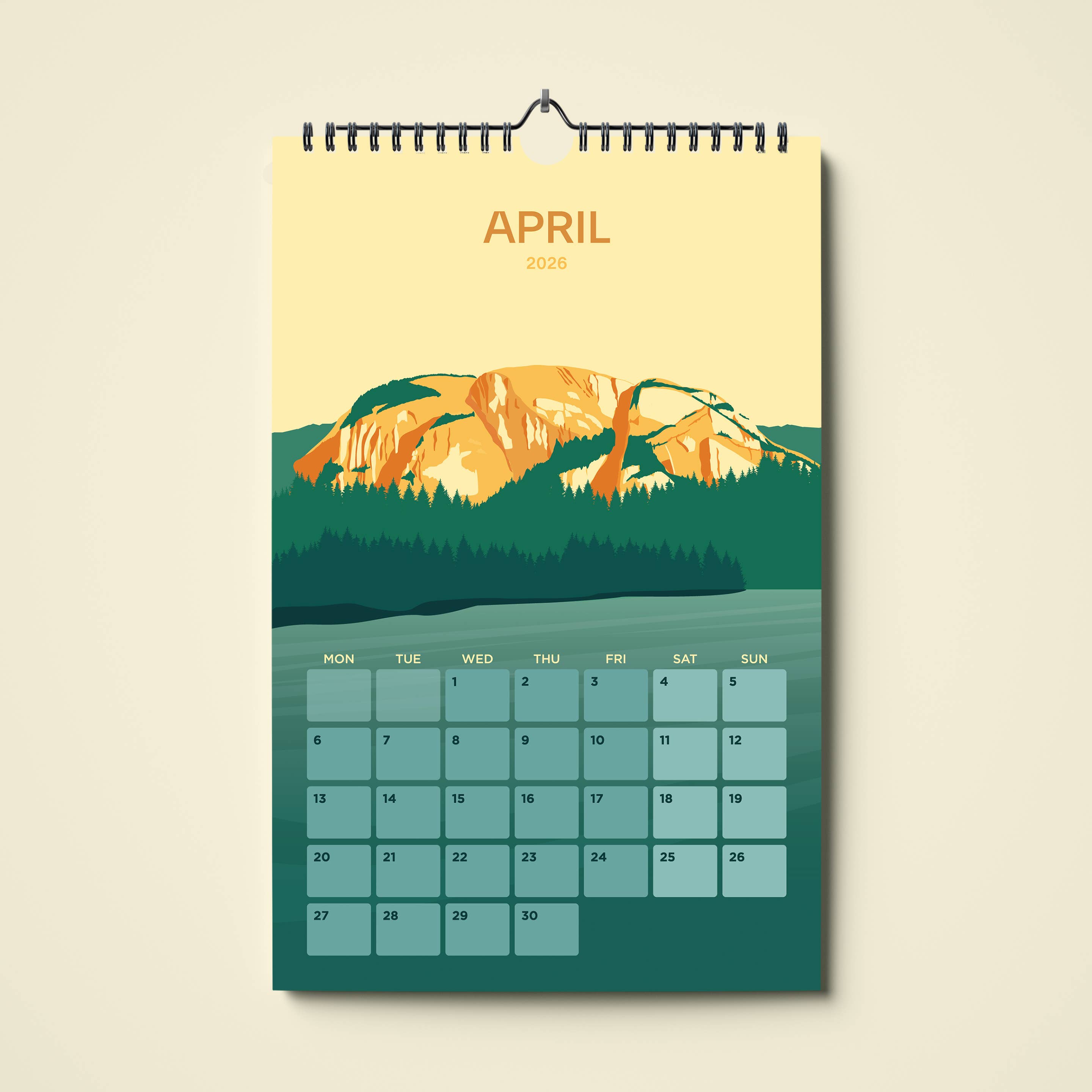 Ivivid Design - Wholesale Calendar - Mountain Calendar 20264