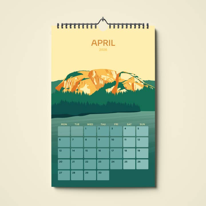 Ivivid Design - Wholesale Calendar - Mountain Calendar 20264