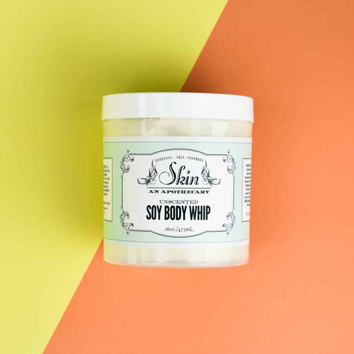 Fouet de corps de soja non parfumé pour la vente par Skin Apothetique