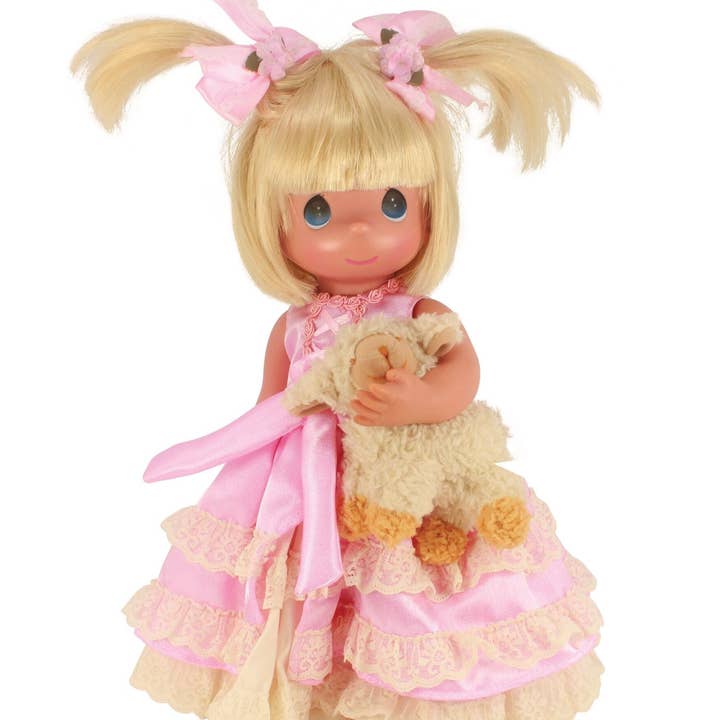 Pretty in Pigtails Blonde - Poupée de 12 pouces pour la vente par The Doll Maker LLC