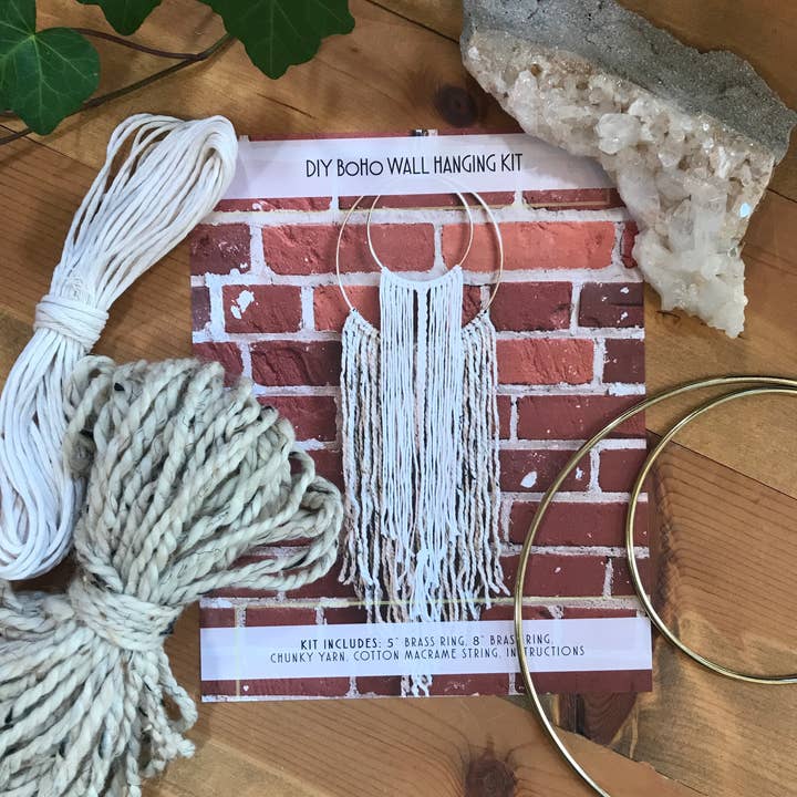 Tangled Up In Hue - Vendita all'ingrosso Kit per lavoretti fai da te - Kit da appendere a parete BoHo DIY4