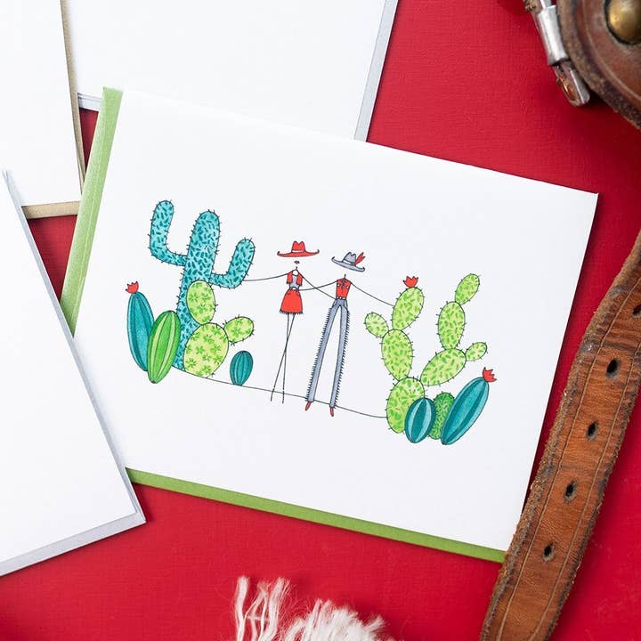 ”COWBOYS & KAKTUSAR” TOMT KORT för wholesale av LO in LONDON®