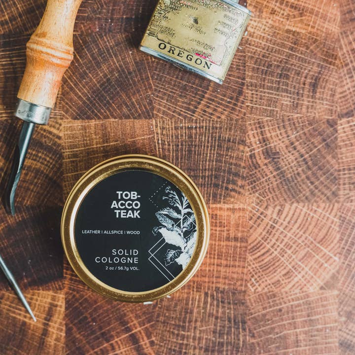 Broken Top Brands - Wholesale Solid Cologne - Tobacco Teak - Solid Cologne